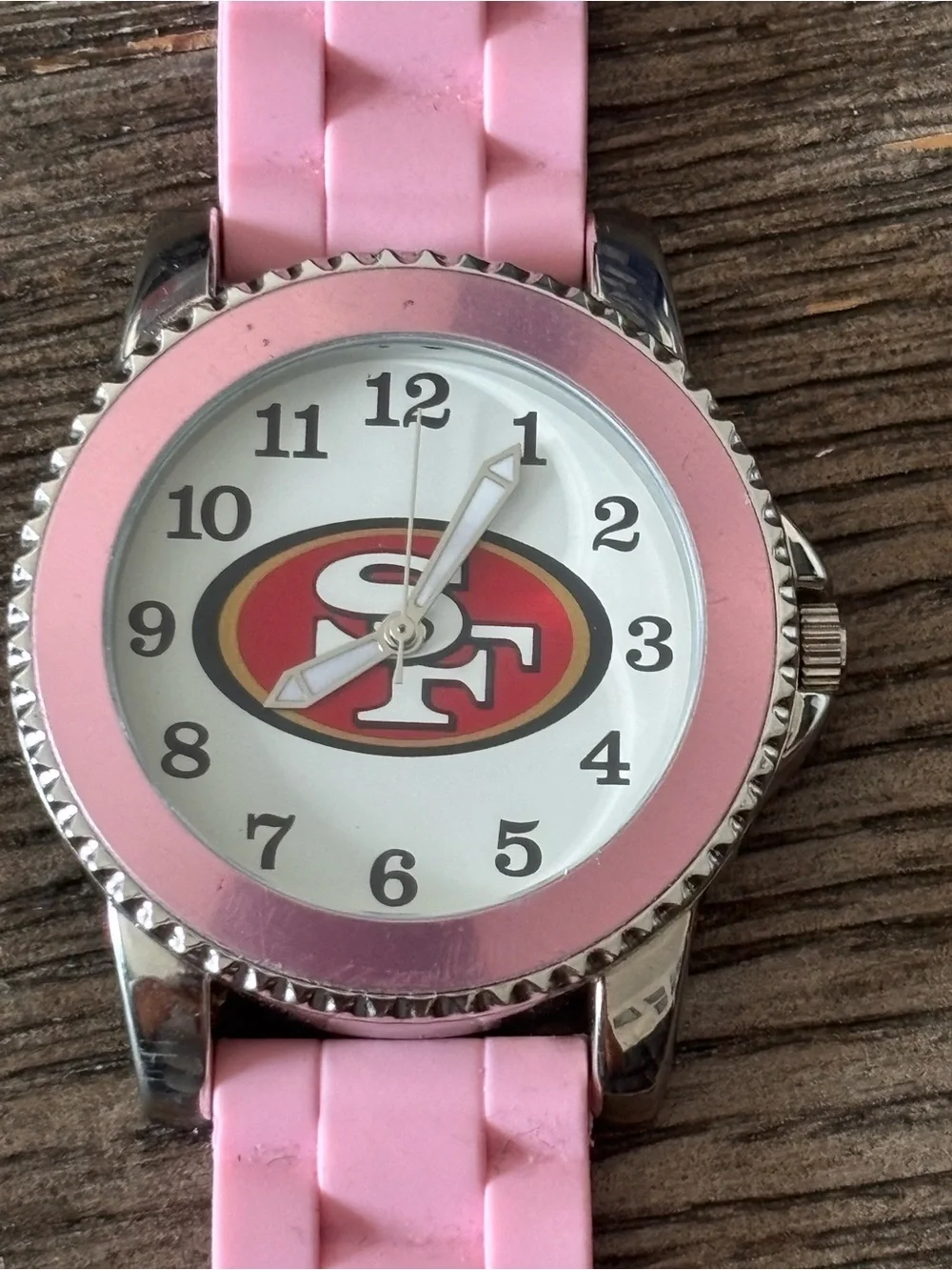 Game Time NFL Series- San Francisco 49ers Rookie Series Women’s Watch Pink Bezel